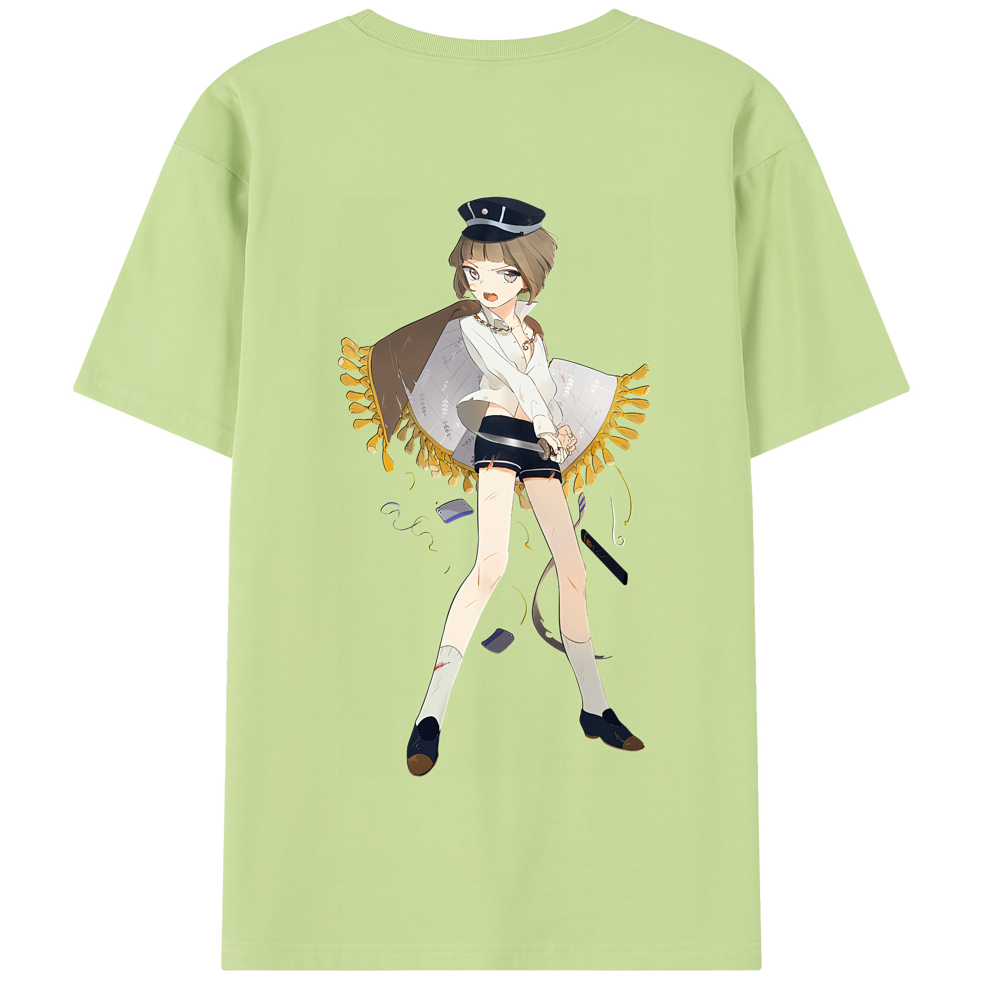 （画像用） 刀剣乱舞 Touken Ranbu 綿100％半袖Tシャツ（背面プリント）